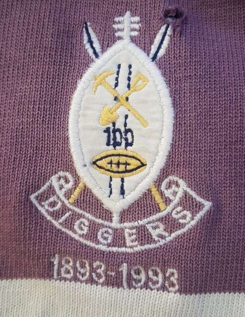 1993 Diggers Rugby Club Number 9 Players Jersey