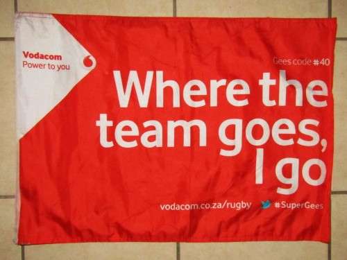 Old Vodacom Super Rugby Flag