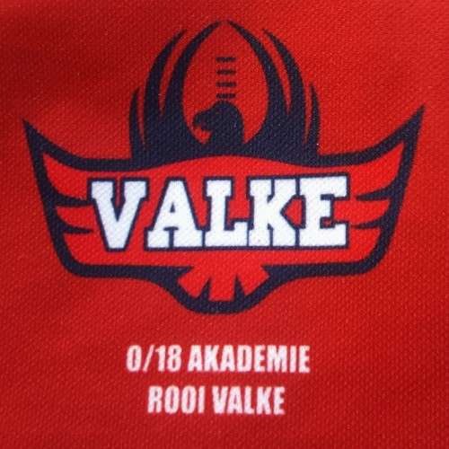 Rooi Valke O/18 Akademie Number 12 Players Rugby Jersey
