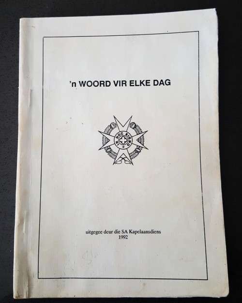 1992 SADF Chaplain Service Woord vir Elke Dag Booklet
