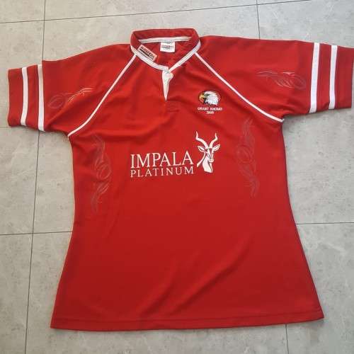 2009 Valke Grant Khomo Number 21 Players Rugby Jersey