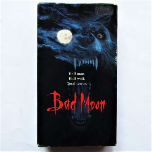 Bad Moon - Mariel Hemingway - Werewolf Horror VHS Tape (1996)