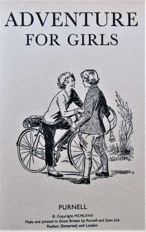 1968 Adventures for Girls Book