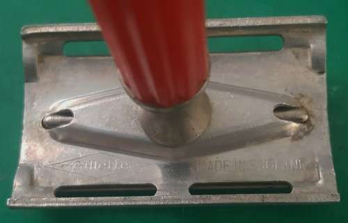 Vintage Gillette Made in England Red Handle Safety Razor