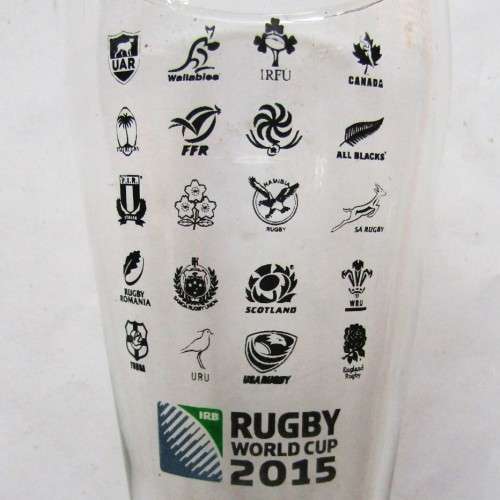 2015 Rugby World Cup Tall Beer Glass