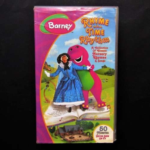 Barney: Rhyme Time Rhythm - VHS Video Tape (2002)