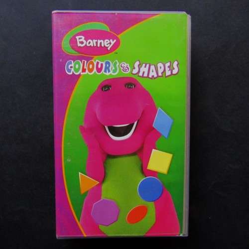 Barney: Colours & Shapes - Children`s VHS Video Tape (2002)