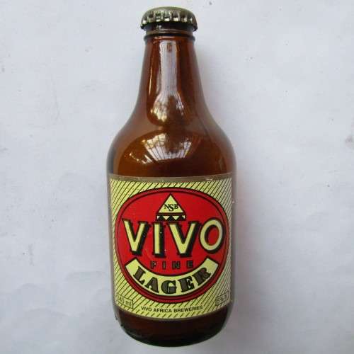 Old Vivo Lager 340ml Beer Bottle with Cap