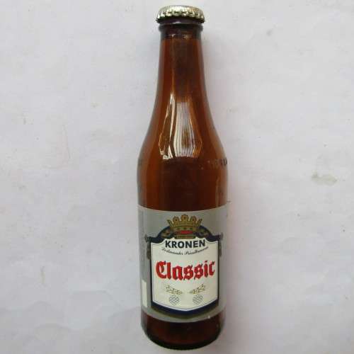 Old German Kronen Classic 0,33l Beer Bottle with Cap