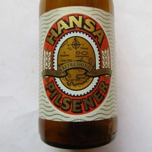 Old Hansa Pilsener 340ml Beer Bottle with Cap