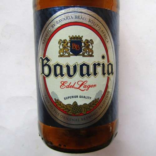 Old Bavaria Edel Lager 340ml Beer Bottle with Cap