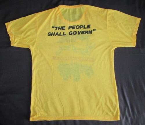 Old Release Mandela `The People Shall Govern` T-Shirt