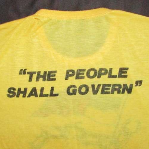 Old Release Mandela `The People Shall Govern` T-Shirt