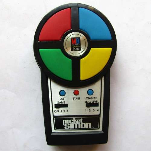 Pocket Simon Electronic Computer Game from 1980