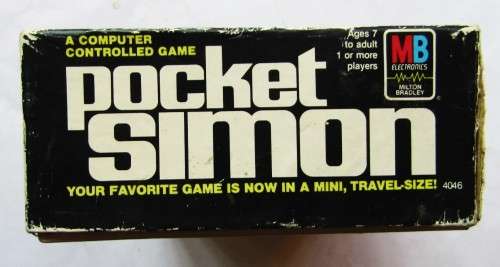 Pocket Simon Electronic Computer Game from 1980