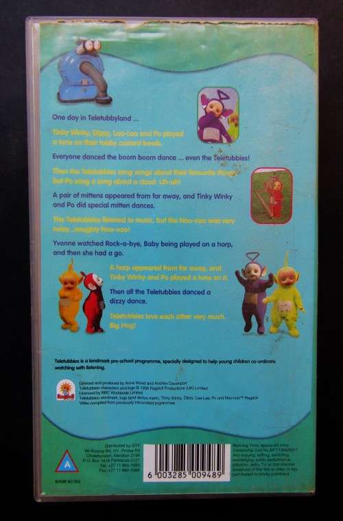 Teletubbies: Musical Playtime - Children`s VHS Video Tape (1998)