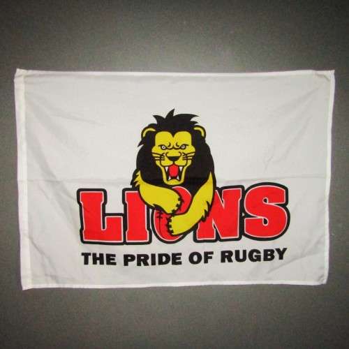 Old Lions Rugby Flag