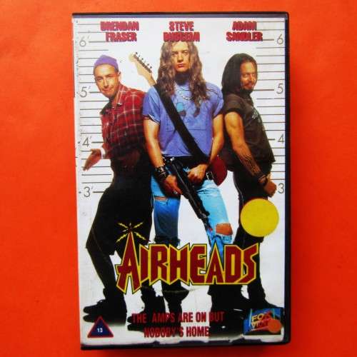 Airheads - Brendan Fraser - Music Comedy VHS Tape (1995)