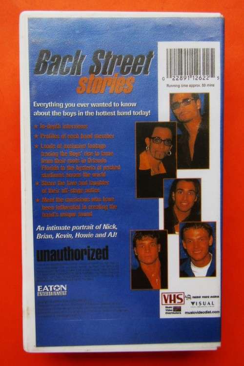 Backstreet Boys: Back Street Stories - Music Documentary VHS Video Tape (1999)