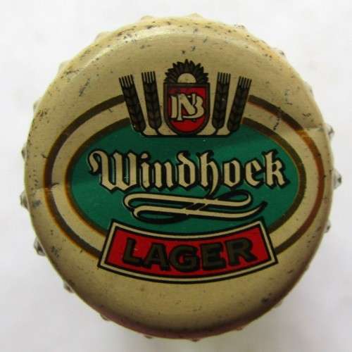 Old Namibia Windhoek Lager 340ml Beer Bottle with Cap
