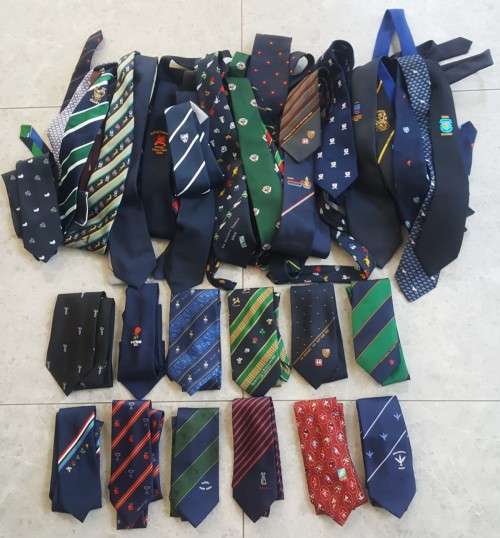 Collection of 50 Old SA Rugby Neck Ties