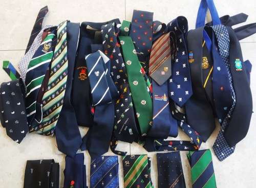 Collection of 50 Old SA Rugby Neck Ties