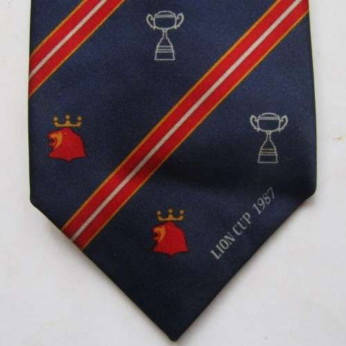 1987 Lion Cup Rugby Neck Tie