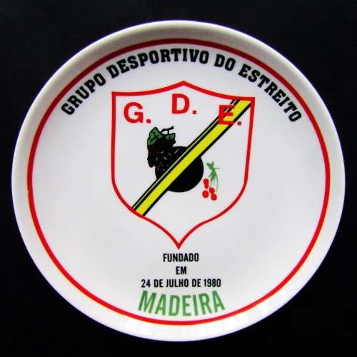1980 Portugal GDE Football Club Display Plate