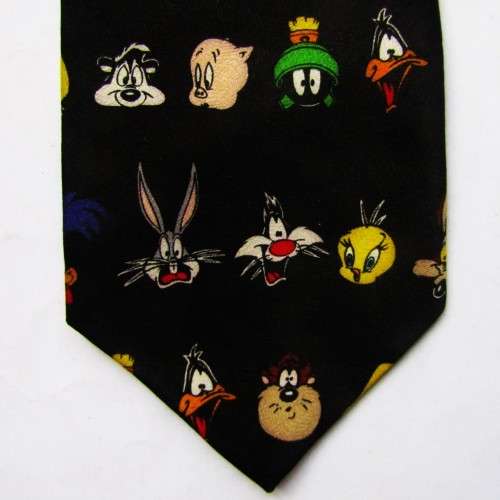 1995 Looney Tunes Cartoon Neck Tie