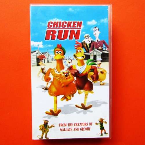 Chicken Run - Mel Gibson - Animated Movie VHS Tape (2001)