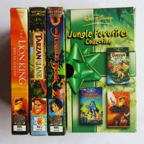 Jungle Favorites - Walt Disney Triple VHS Box Set (2003)