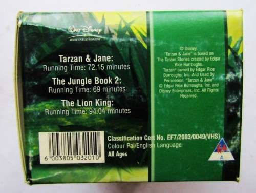 Jungle Favorites - Walt Disney Triple VHS Box Set (2003)