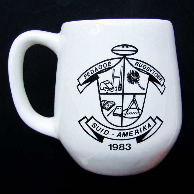 1983 Pedagoe Suid Amerika Rugby Toer Beer Mug