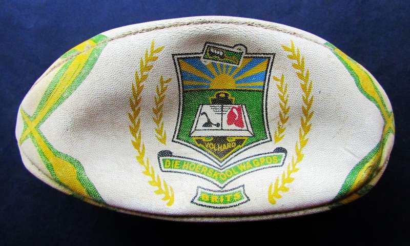 Old Brits Hoërskool Wagpos Full size Rugby Ball