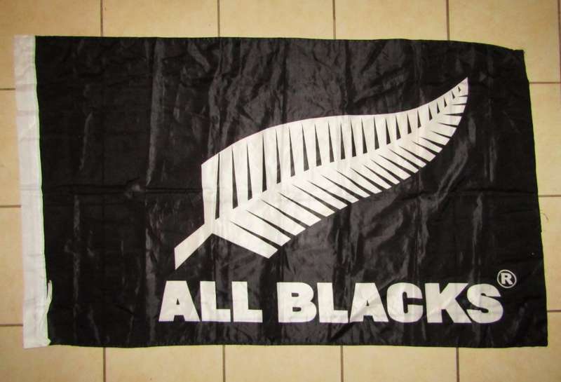 Large All Blacks Rugby Flag