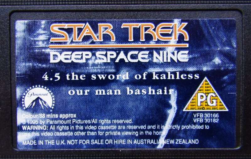 Star Trek: Deep Space Nine - VHS Video Tape (1995)