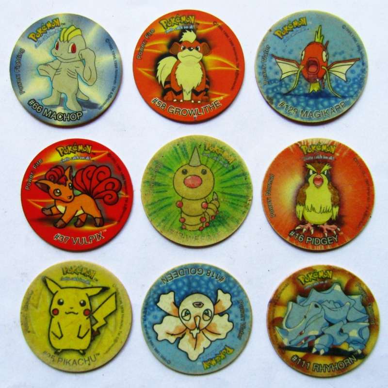 Lot of 9 Pokemon Tazo 1 Slammers by Simba