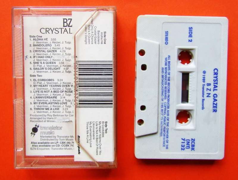 BZN - Crystal Gazer - Music Cassette Tape (1989)