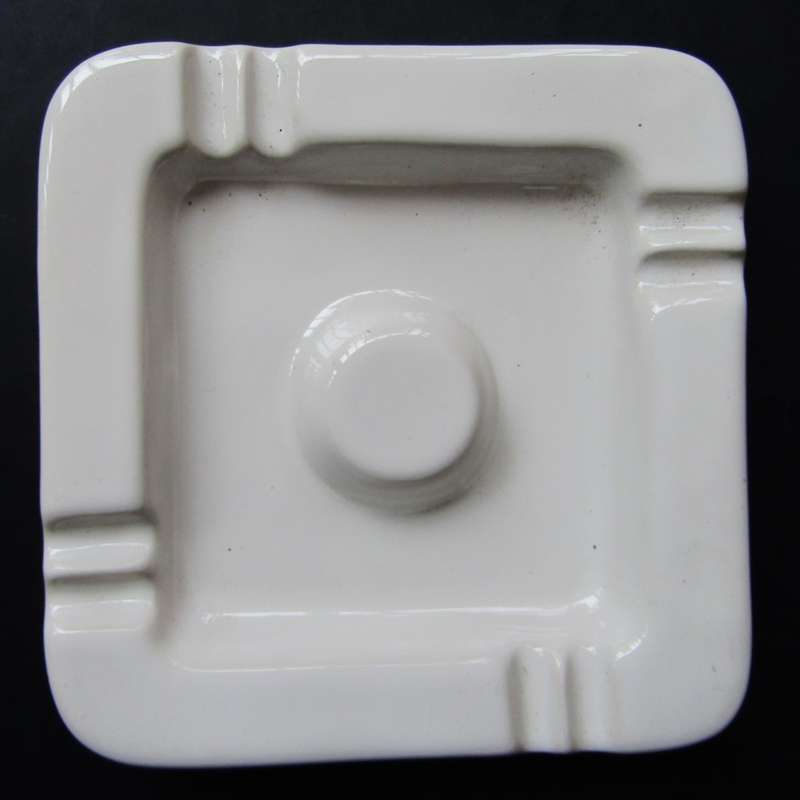 Large Old Trust Bank Ceramic Ashtray