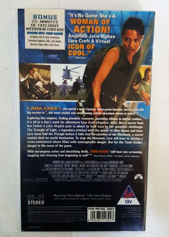 Lara Croft: Tomb Raider - Movie VHS Tape