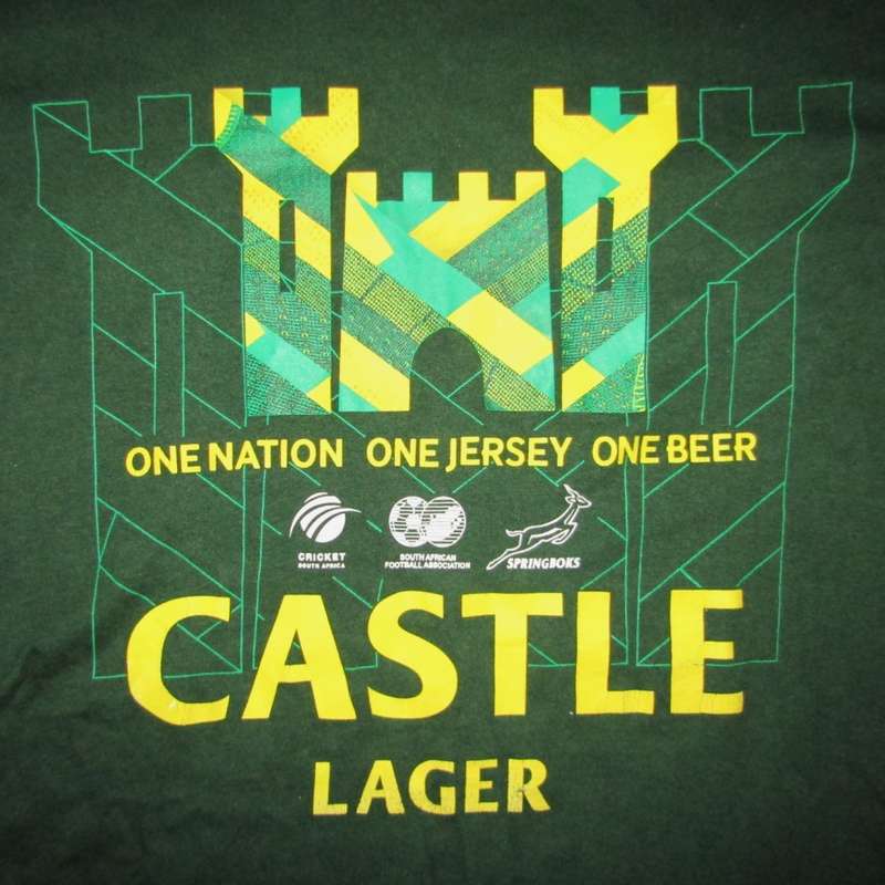 Castle Lager Cricket Football Rugby One Nation Jersey