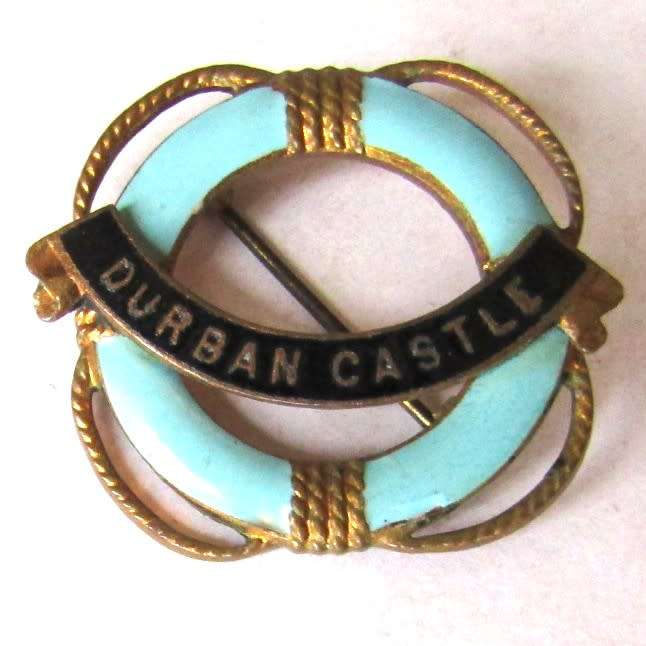 Old Durban Castle - Union Castle Shipping Line - Lapel Pin Badge