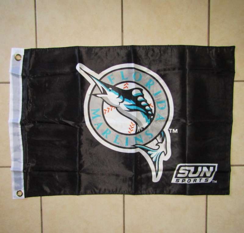 Florida Marlins Double Sided Baseball Flag