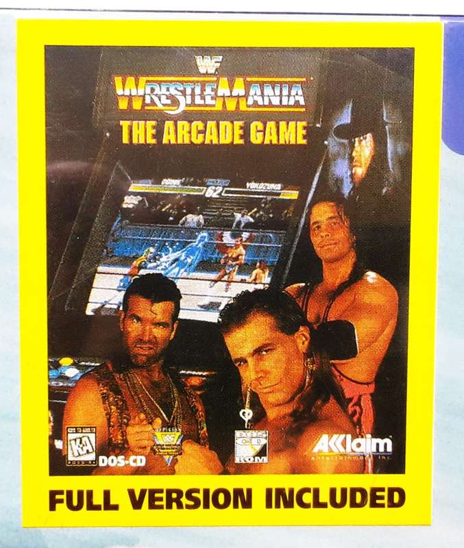 New Sealed - 90`s Gravis Fighting Machine PC Game System - Plus WrestleMania Arcade Game