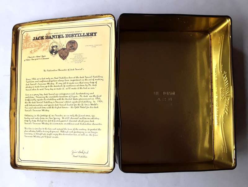 Old Jack Daniels Whiskey Tin