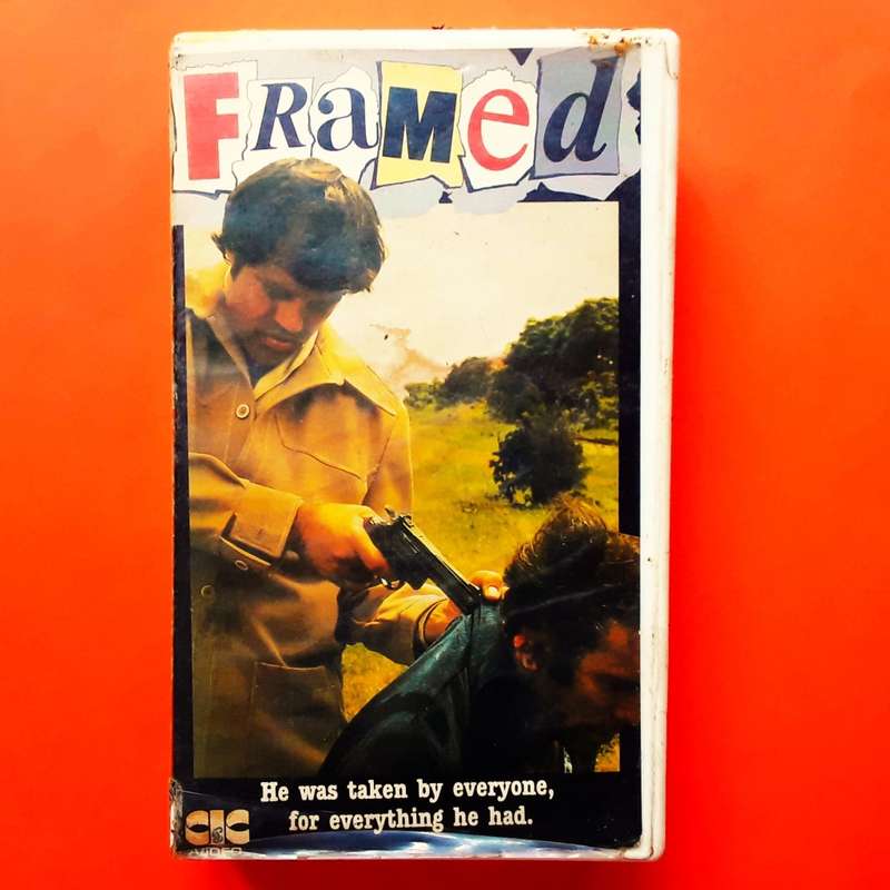 Framed - Joe Don Baker - Crime Movie VHS Tape (1986)