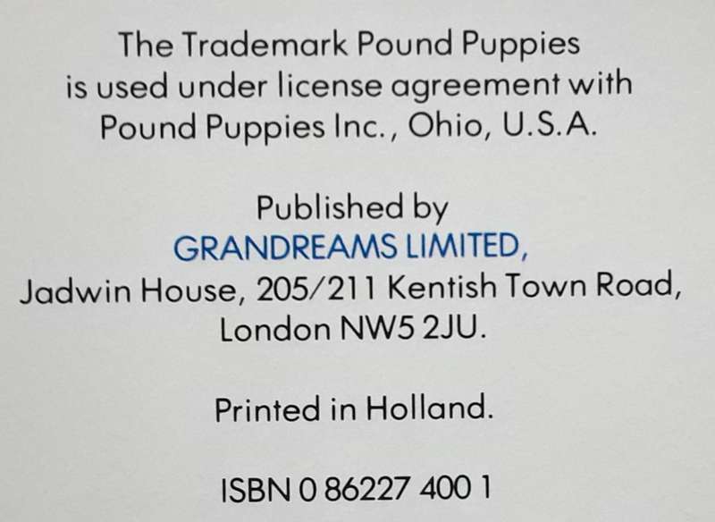 Old Pound Puppies Annual