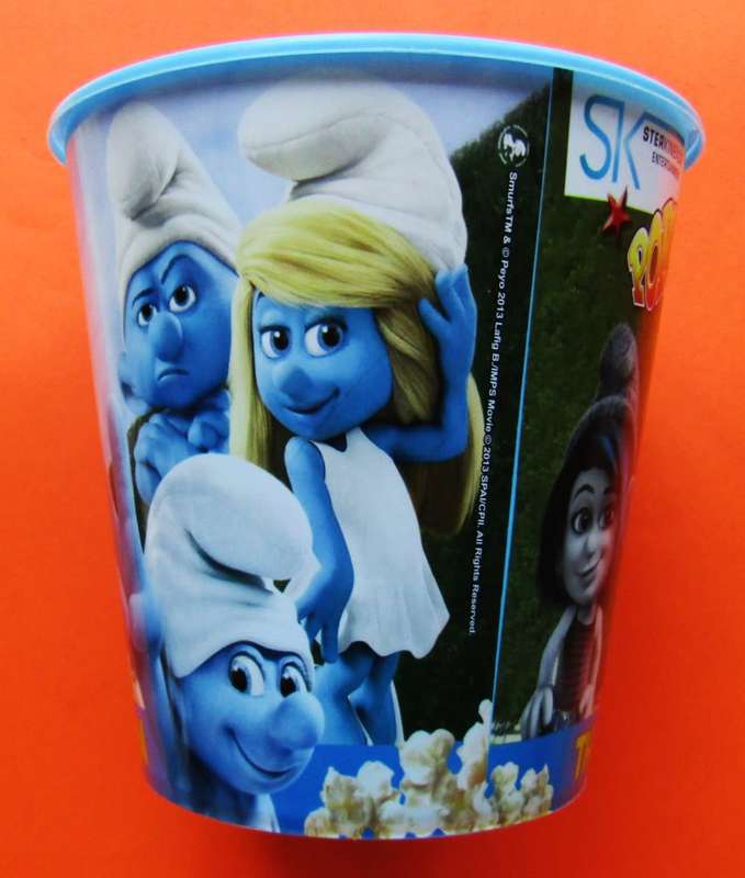 2013 Smurfs 2 Movie Popcorn Holder
