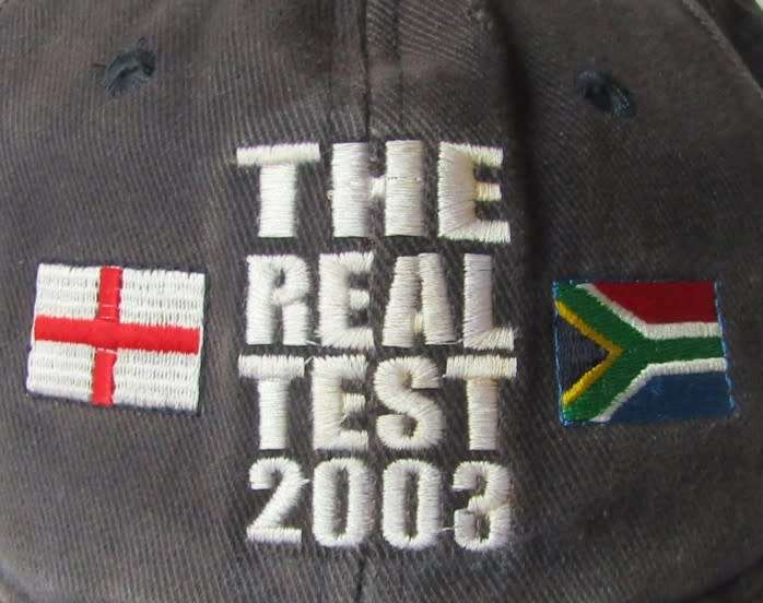 2003 The Real Test - England vs SA Cricket Cap