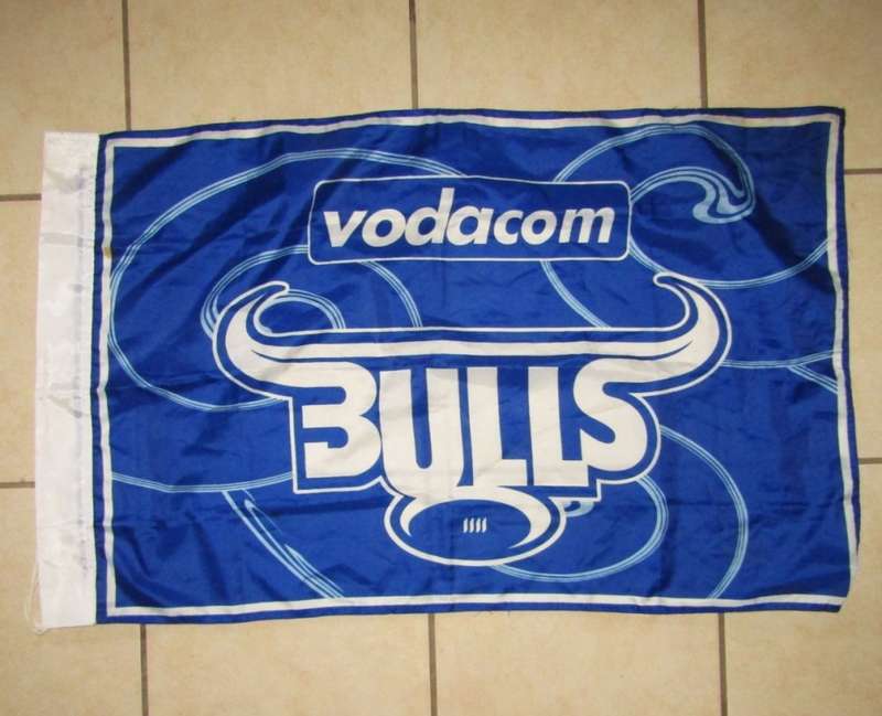 Old Vodacom Bulls Super 12 Rugby Flag